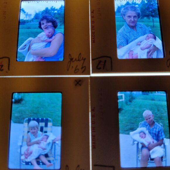 New Baby Kodachrome Color Lot Of 10 Orig 1962 35mm slides Vtg Kansas City - Picture 2 of 14
